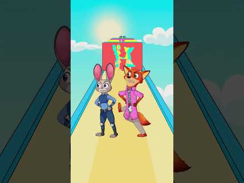 Body symbol Game With Judy Hopps and Nick Wild #zootopia2 #animation