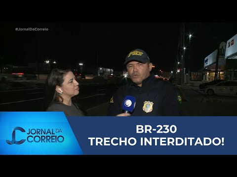 BR-230, entre Cabedelo e João Pessoa, terá trecho interditado a partir de amanhã