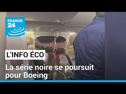 Boeing 737 Max : la série noire se poursuit pour l'avionneur américain • FRANCE 24