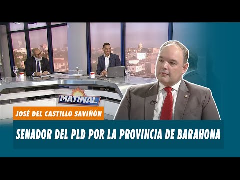 José del Castillo Saviñón, Senador del PLD por la provincia de Barahona | Matinal