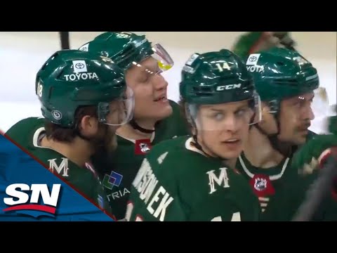 Wild Open Hectic Third Period With Three Goals In 1:15, Capped By Eriksson Ek Hat Trick