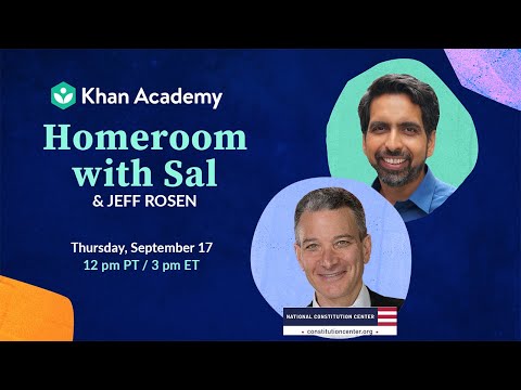 Homeroom with Sal & Jeffrey Rosen - Thursday, September 17
