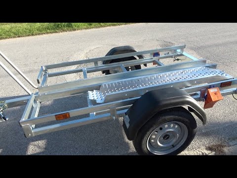 Trailers for carrying motorcycles by EUROTREILER GREECE