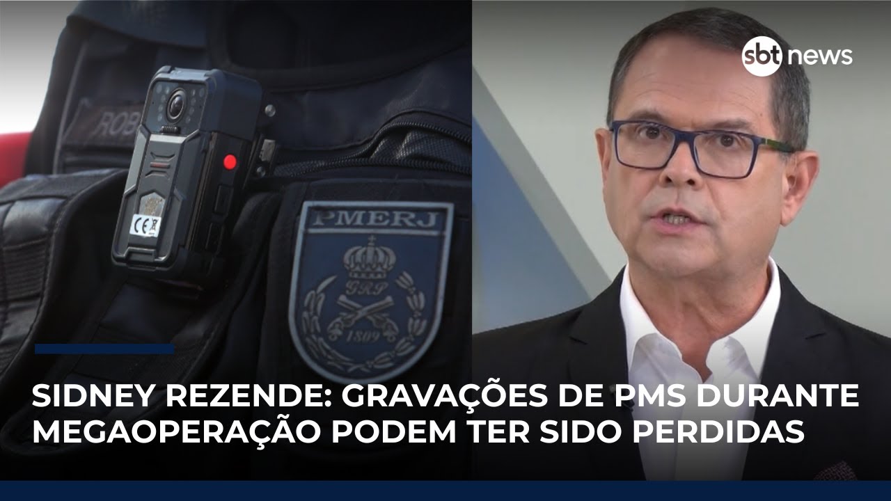 Sidney Rezende gravações de câmeras corporais de PMs durante megaoperação podem ter sido perdidas