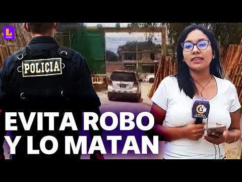 Delincuentes matan a policía durante asalto a ferretería en Chiclayo