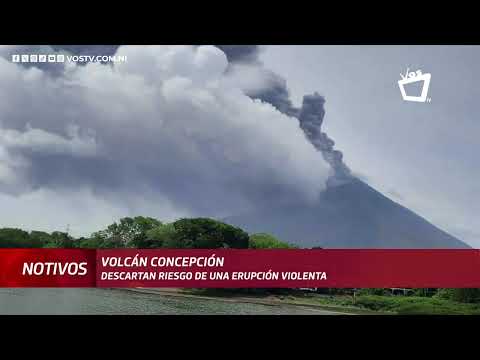 Erupción violenta en el volcán Concepción es descartada por expertos