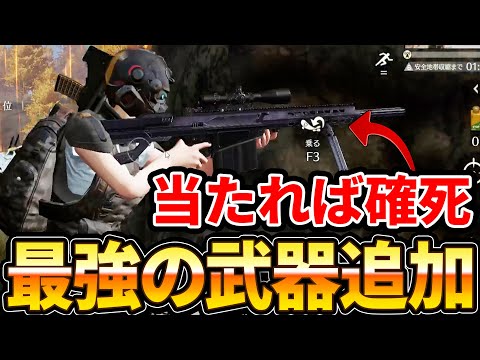 出会った瞬間に死が確定する最強武器が追加されました【荒野行動】