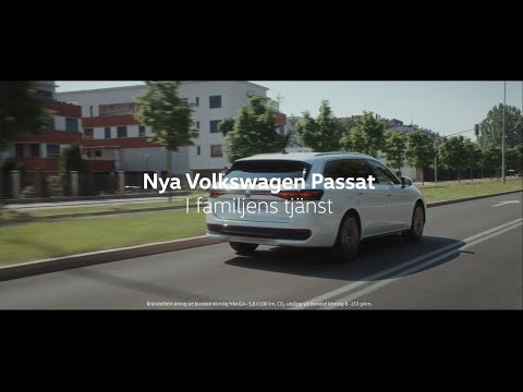 Nya Volkswagen Passat. I familjens tjänst.