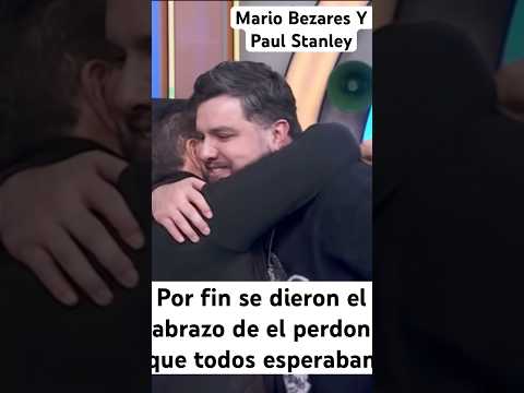 Mario González y Paul Stanley por fin se dieron el abrazo de el perdón después de 20 años #viral