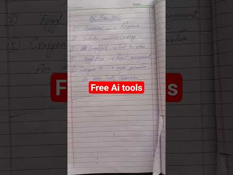 free Ai tools #AI #aifreetools #chatgpt #youtube #YouTube automtion