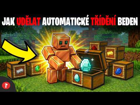 Jak udělat automatické třízení v Minecraftu | Návod