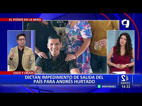 Andrés Hurtado: ordenan impedimento de salida del país para el presentador de televisión