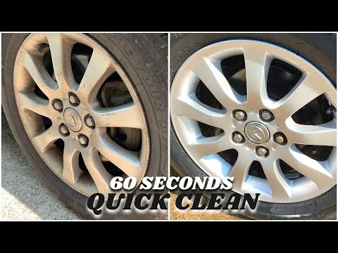 How To Clean Wheels FAST In 60 Seconds