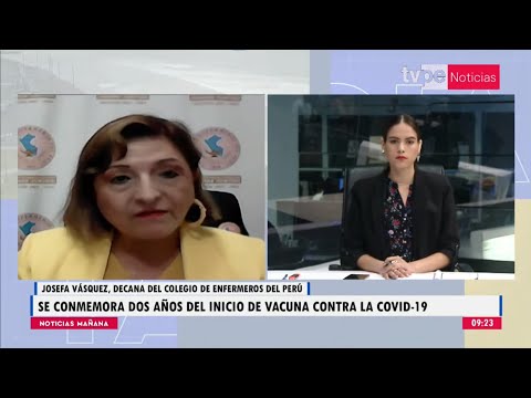 Noticias Mañana | Josefa Vásquez, decada del Colegio de Enfermeros del Perú - 06/02/2023