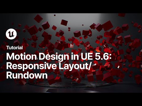 Motion Design in Unreal Engine, Episode 09: Responsive Templates
