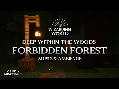 Night in the Forbidden Forest | Minecraft Harry Potter Music & Ambience