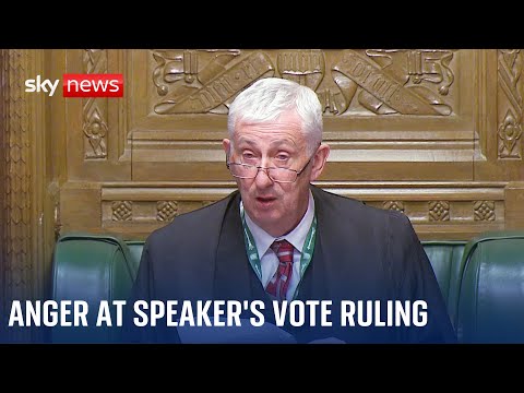 Speaker sparks fury with amendments decision | Gaza ceasefire vote