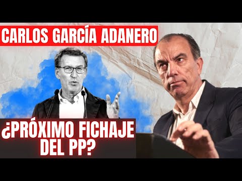 Carlos García Adanero: su futuro en las próximas elecciones ¿Fichará por el PP de Feijóo?