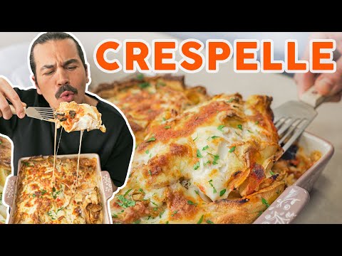 İtalyan Krep Yemeği Crespelle Tarifi: Dolapta Ne Varsa, Evde Ne Arttıysa Kullanma Fırsatı! 