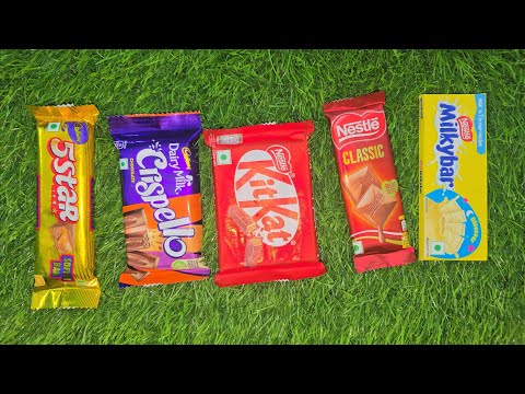 ASMR Most Popular Candys / some lots of colorful rainbow lollipop candy / unpacking chocolate eat