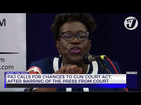 PAJ Calls for  Changes to Gun Court Act, After Barring of the Press from Court | TVJ News