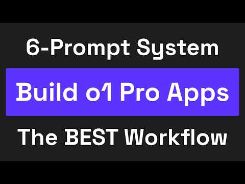 How to build full-stack apps with OpenAI o1 pro - Part 1