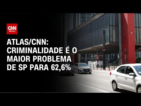 ​Atlas/CNN: criminalidade é o maior problema de SP para 62,6% | CNN NOVO DIA