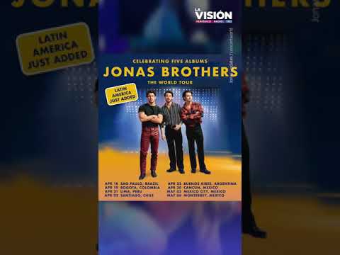 Los Jonas Brothers vuelven con tour a Latinoamérica en 2024