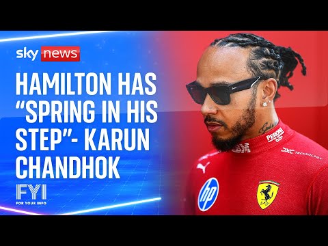 FYI: Lewis Hamilton has 'spring in his step'