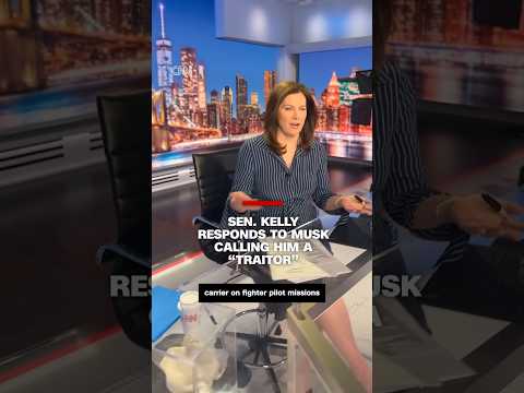 Sen. Kelly responds to Musk calling him a 'traitor'