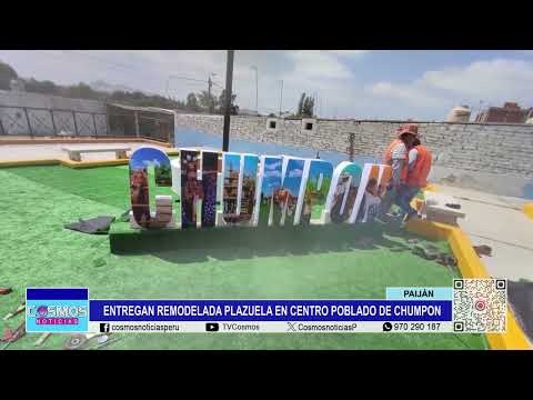 Paiján: entregan remodelada plazuela en Centro Poblado de Chumpón