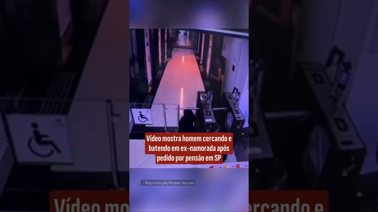 Homem segue e espanca ex-namorada em elevador após pedido por pensão alimentícia