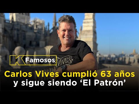 ¡Felicitaciones! Carlos Vives cumplió 63 años y recibió muchos mensajes de felicitación