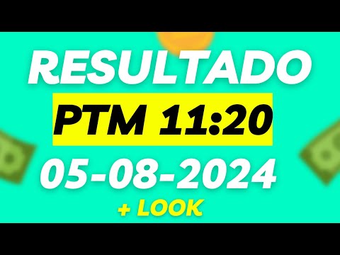 Resultado  jogo do bicho ao vivo ptm 05_08_2024