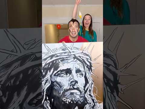 I just hope Christians like my art❤️‍🔥♾️♠️ #jesus #jesusart #faithoverfear #amen #modernart #god