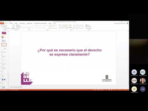 Cátedra jurídica 17 - Lenguaje Claro - Alcaldía de Medellín