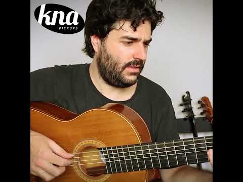 KNA NG-7S portable pickup for 7-string classical guitar - demo by Patricio Crom #Shorts