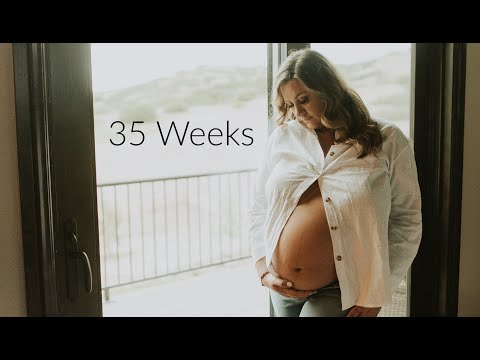35 weeks : Baby Shower, Discussing Birth Plans, Feeling Anxious and Emotional
