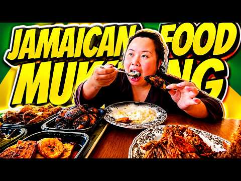 THIS JAMAICAN FOOD HAD ME SHOOK... 🇯🇲😳 Mukbang 먹방 Eating Show!