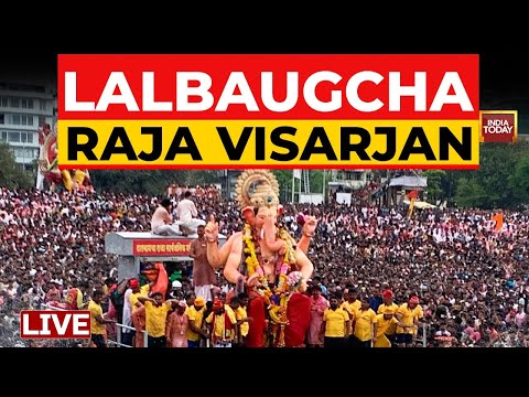 Lalbaugcha Raja Visarjan LIVE | Ganesha Visarjan LIVE News | India Today LIVE News
