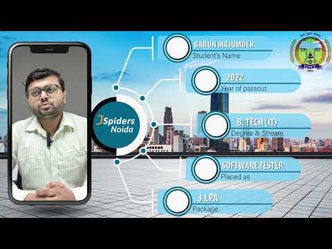SOFTWARE TESTER || QSPIDERS NOIDA || PLACED STUDENT REVIEW