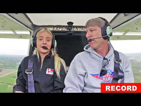 TV news reporter goes flying for her first flight in a light airplane and loves it! #learntofly