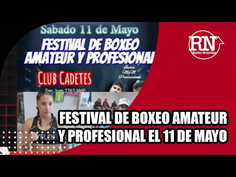 Festival de boxeo amateur y profesional el 11 de mayo en Mar del Plata
