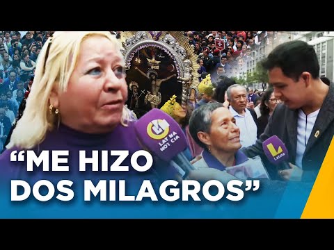 :Una de las procesiones más grandes del mundo: La primera salida del Señor de los Milagros del año