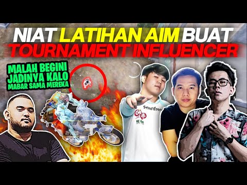 NIAT LATIHAN AIM BUAT TOURNAMENT INFLUENCER ?! TAPI GINI JADINYA KALO MABAR SAMA MEREKA !! - PUBGM