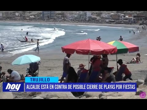 Alcalde está en contra de posible cierre de playas por fiestas