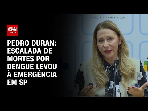 ​Pedro Duran: Escalada de mortes por dengue levou à emergência em SP | CNN NOVO DIA