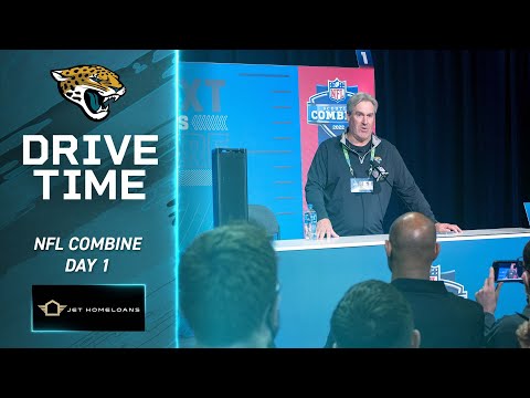 Live from day 1 of the NFL Combine | Jags Drive Time video clip