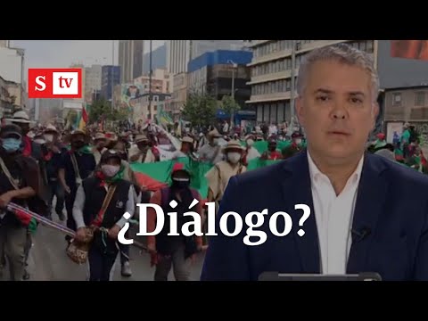 EN VIVO: Así va la manifestación de la minga indígena, proceso Álvaro Uribe | Octubre 19