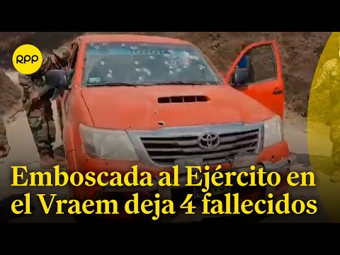 José Baella y Fernando Uribe explican la emboscada que sufrió el Ejército en el Vraem